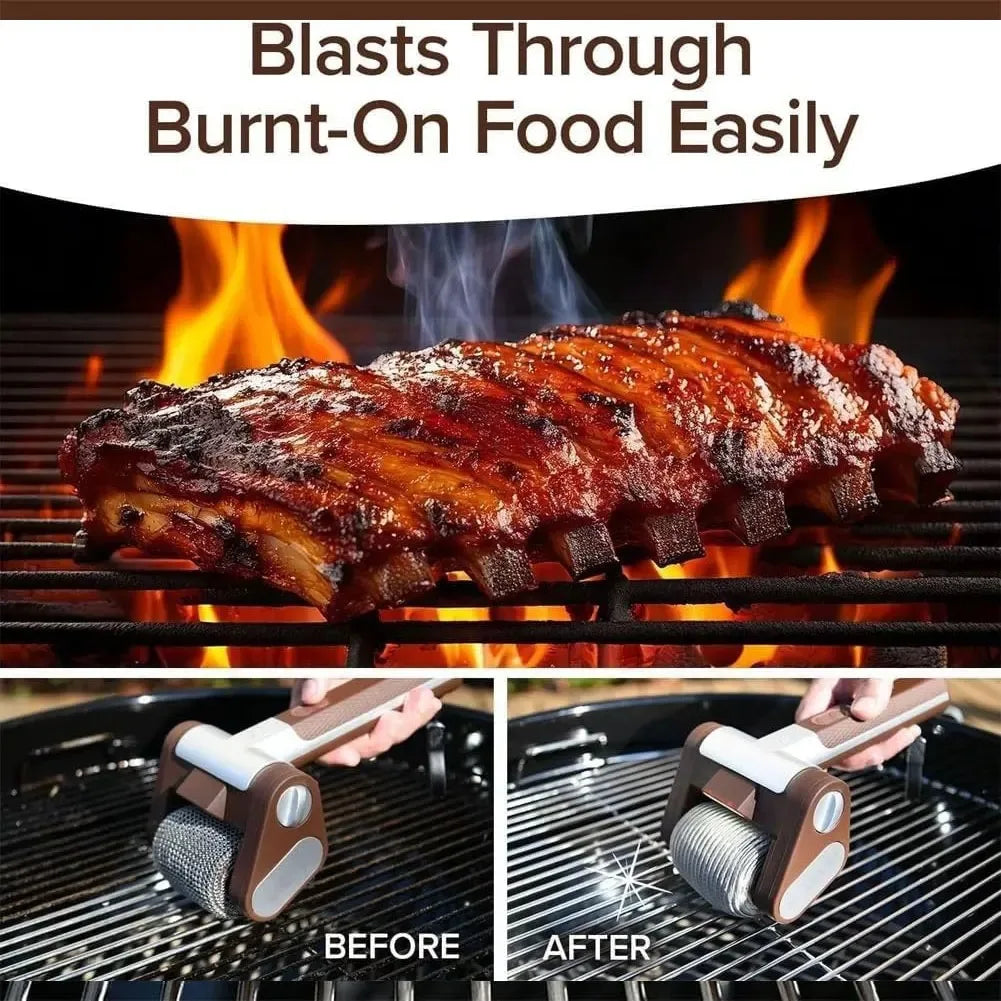 BBQ Rechargeable Electric Stainless Steel Roller Grill