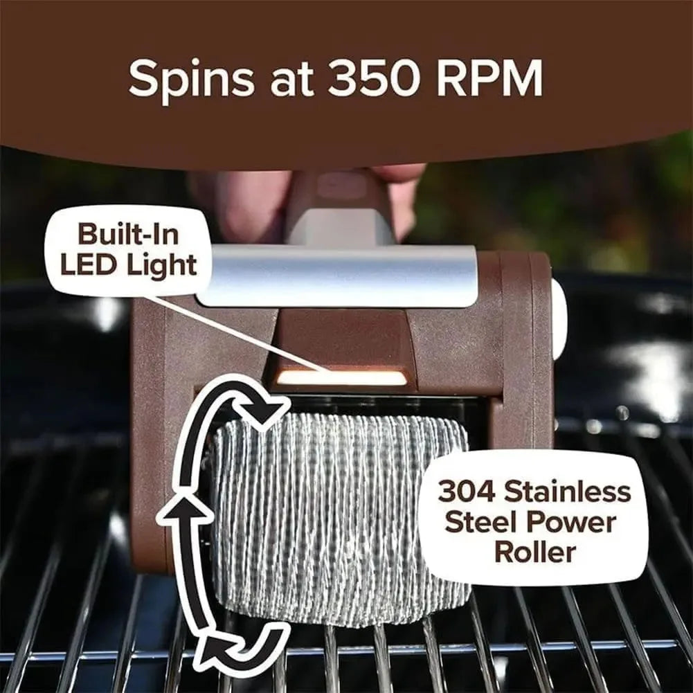 BBQ Rechargeable Electric Stainless Steel Roller Grill