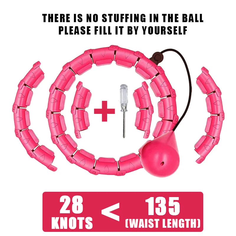 Fitness Hoop Weights to Exercise At Home Sports Entertainment Sport Equipment for Slimming Gym Ring Portable Body