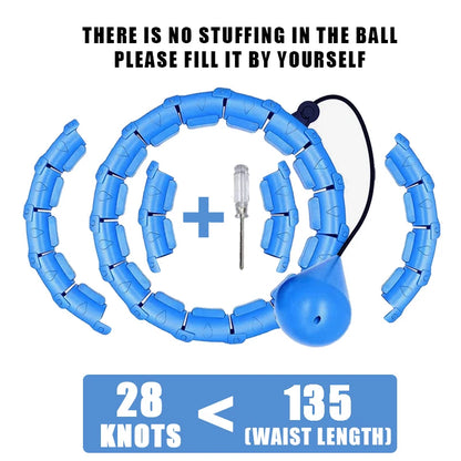 Fitness Hoop Weights to Exercise At Home Sports Entertainment Sport Equipment for Slimming Gym Ring Portable Body