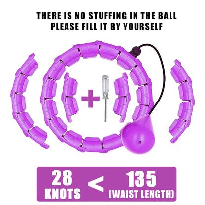 Fitness Hoop Weights to Exercise At Home Sports Entertainment Sport Equipment for Slimming Gym Ring Portable Body