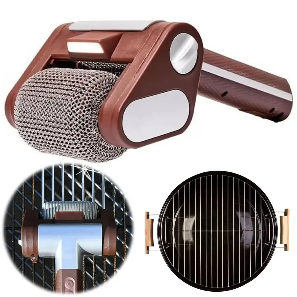 BBQ Rechargeable Electric Stainless Steel Roller Grill